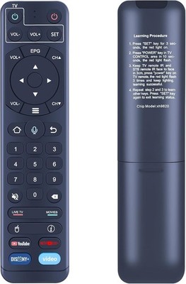 V2 Pro Replacement Voice Remote Control for vSeeBox & OctaStream Devices