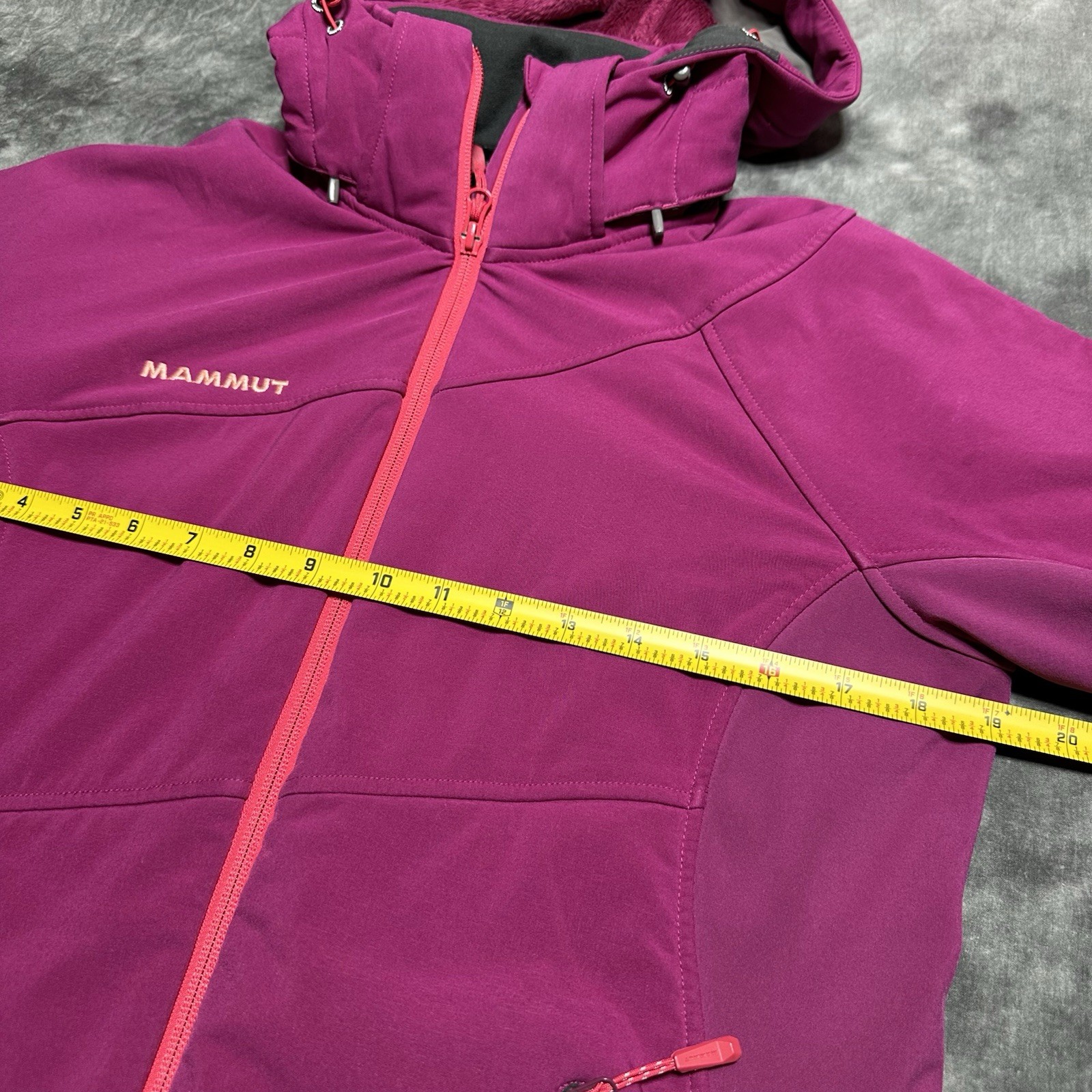 Mammut SOFtech Soft Shell Pink Jacket Womens Medi… - image 8