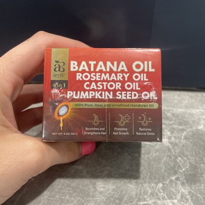 Batana oil Rosemary oil castor oil pumpkin seed oil 4 in 1    5oz new sealed