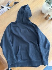 Vintage Kith All Black Embroidered Box Logo Hoodie Men's Large