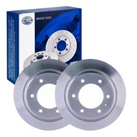 2X Hella Bremsscheiben 313Mm Hinten Passend FüR Isuzu Trooper Opel Fronte