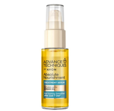 Avon ADVANCE TECHNIQUES Marokkanisches Arganöl Kokosöl Haar Pflegeserum 30ml Neu