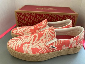 linen vans slip on