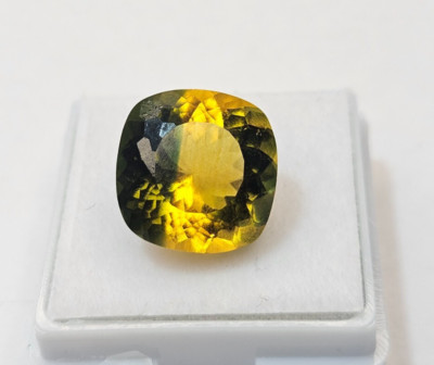 Tourmaline Natural Bi-Colour Cushion Cut 9+ Ct Certified Loose Gemstone For Ring