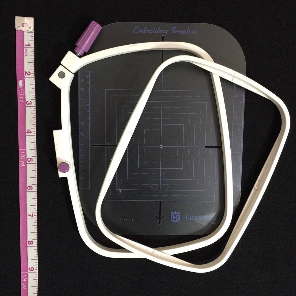 Husqvarna Viking Embroidery Hoop For Rose #1+ 1250 Iris Orchidea Scandinavia - Image 2 of 4