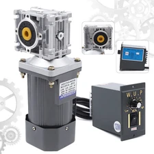 Worm Gear Reducer Gearbox Motor AC 110V 120W Gearmotor Worm Gear Motor