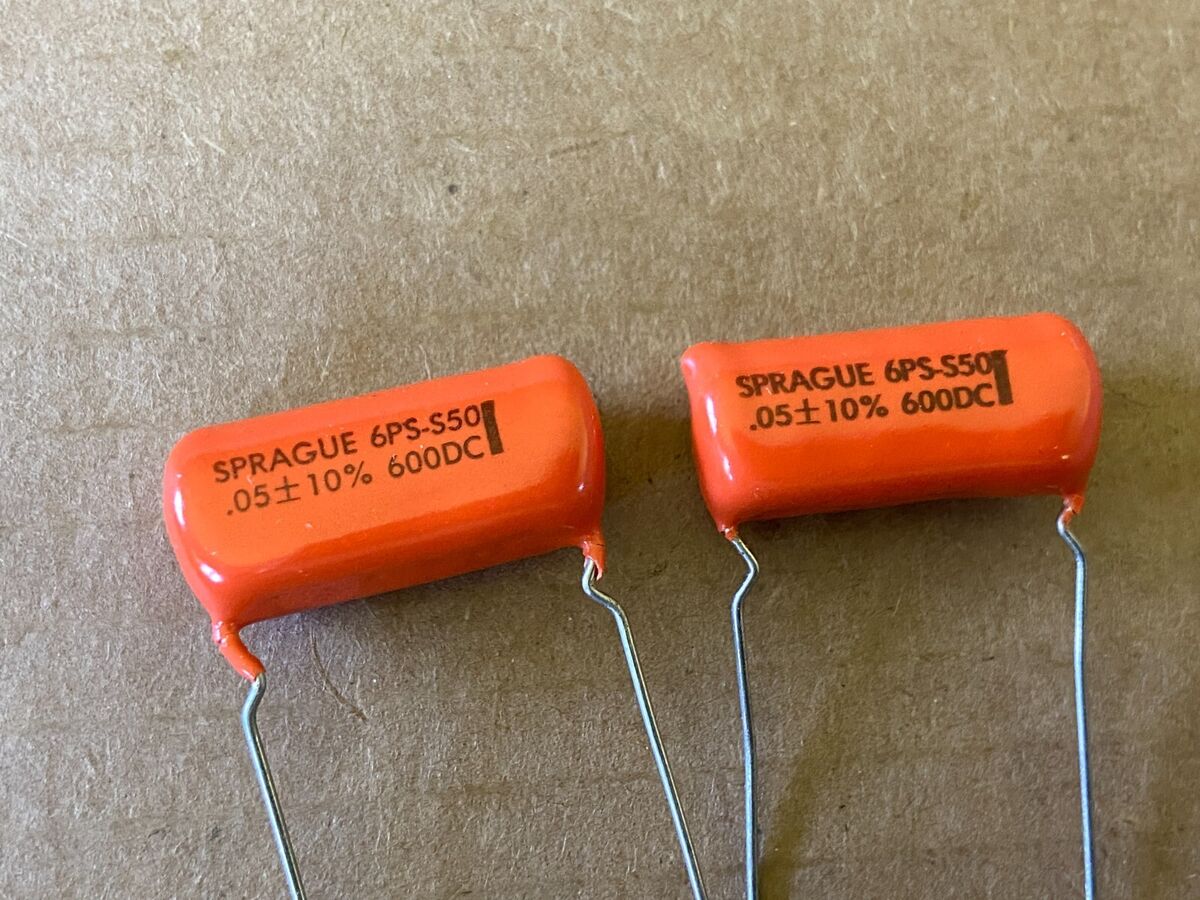 トランプ orange orange CDE Sprauge Orange Drop Tone Capacitor .047uF - 100V