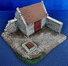 Conte Collectibles Stone Barn from Longest Day #3 - painted 54mm toy accessory