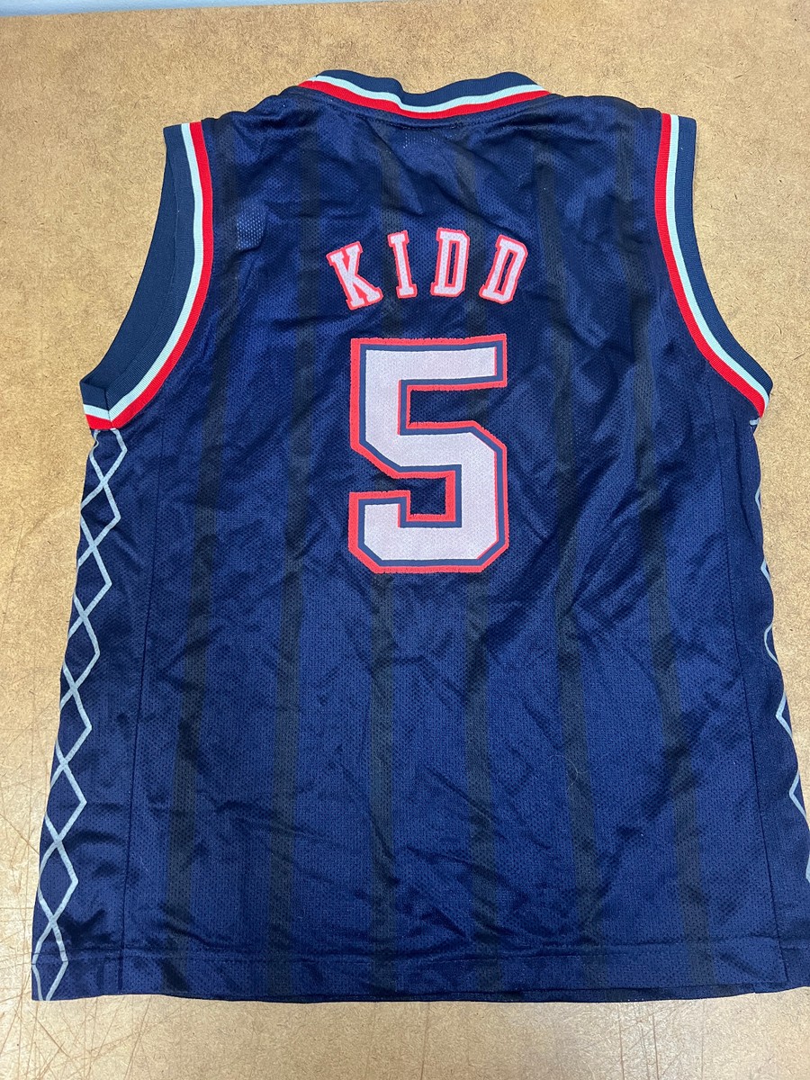 希少品 Reebok NBA NETS 5 KIDD Jersey Kids L 希少品 Reebok NBA NETS 5 KIDD Jersey Kids L - メルカリ