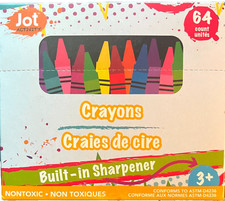 Crayons Non-Toxic Multi-Color - 64 Count. Ages 3 and up. Brand New
