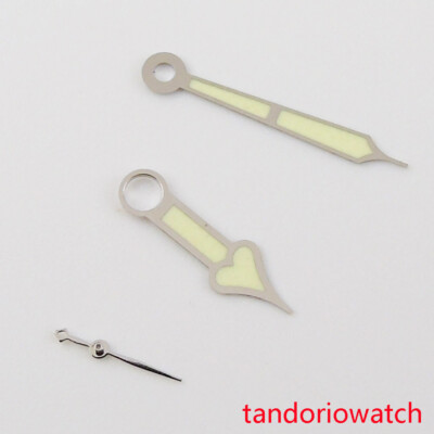 mens luminous wristwatch hands fit for ETA 6497 6498 ST36 hand winding movement
