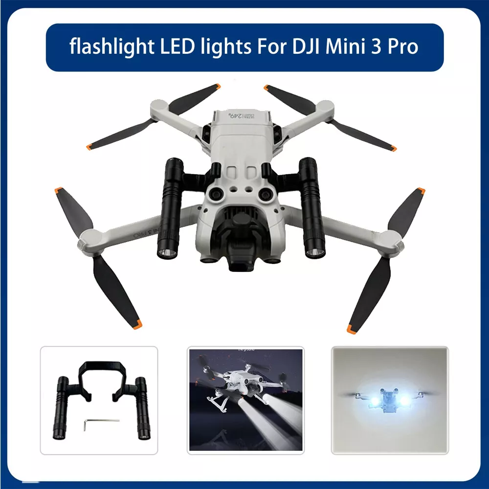 Lampe LED de Drone pour DJI Mini 3 Pro, Flash, lumière de nuit réglable,  luminosité, projecteur pour Mini 3 accessoires - AliExpress