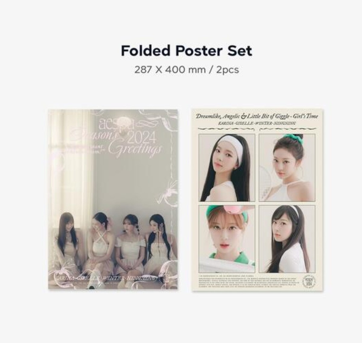 【未開封】aespa 2024 SEASON'S GREETINGS★特典付き aespa 2024 Official Season's Greetings – kheartshop