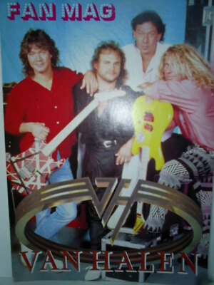 VAN HALEN 12 SEITEN FAN MAG - SPECIAL DAVID LEE ROTH - HARD ROCK TOP
