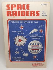 Space Raiders Disk For Apple II Brand New