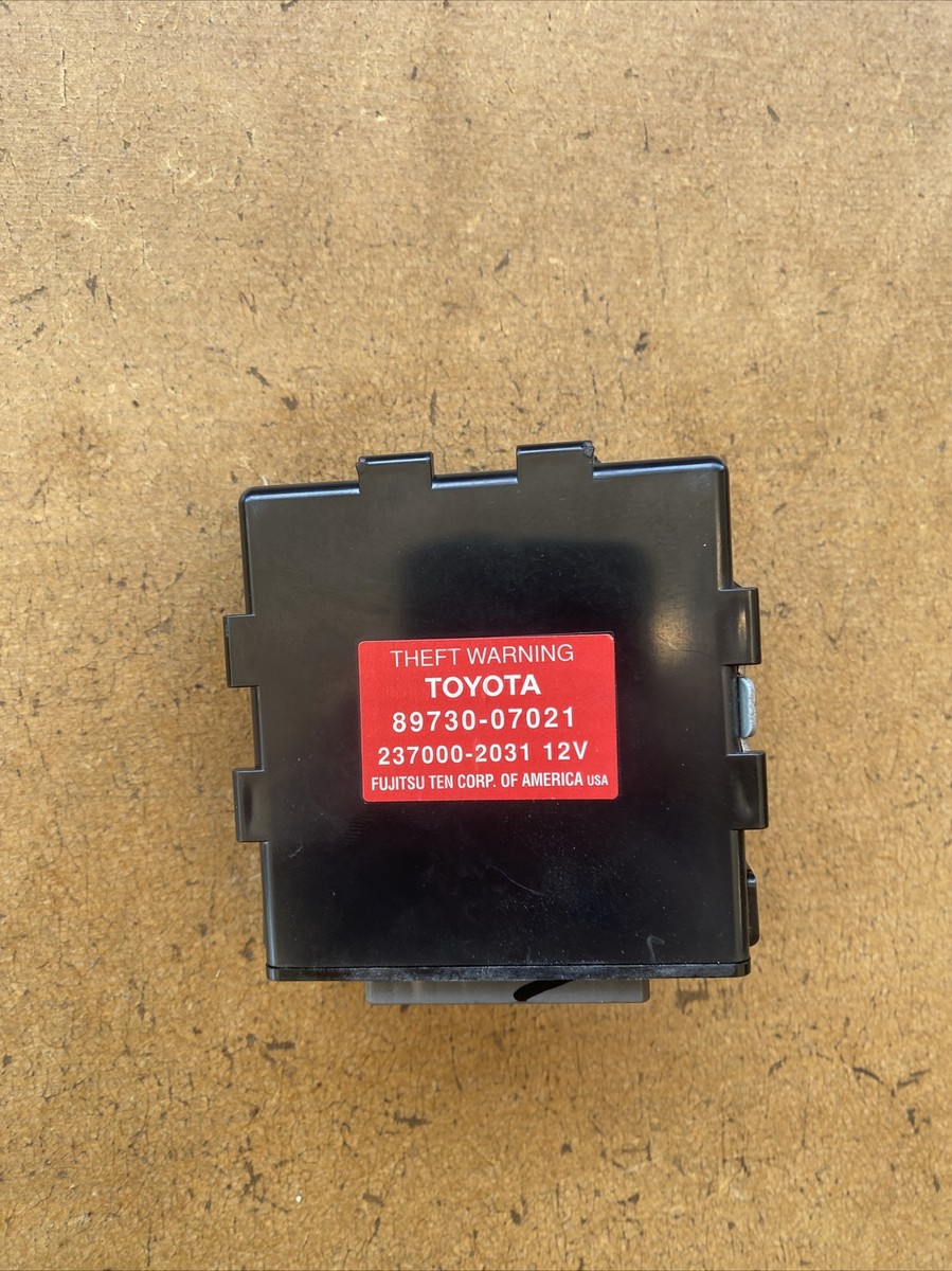 セキュリティ・セーフティ Nao 2000-2004 Toyota Avalon Anti Theft Warning Control Module 89730
