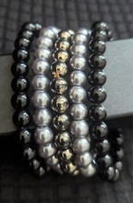 5 Pcs Wristband Stretch Bracelet Faux Pearls -Fashion Jewelry / Accessories