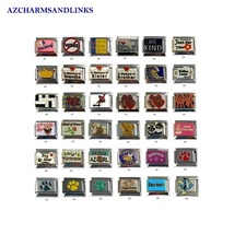 Italian Charms Lots to Choose from Italian Charm Links for your Bracelet (Set13)