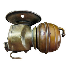 Original 1850's Old Antique Vintage Kerosene Cycle Light / Lamp Collectible