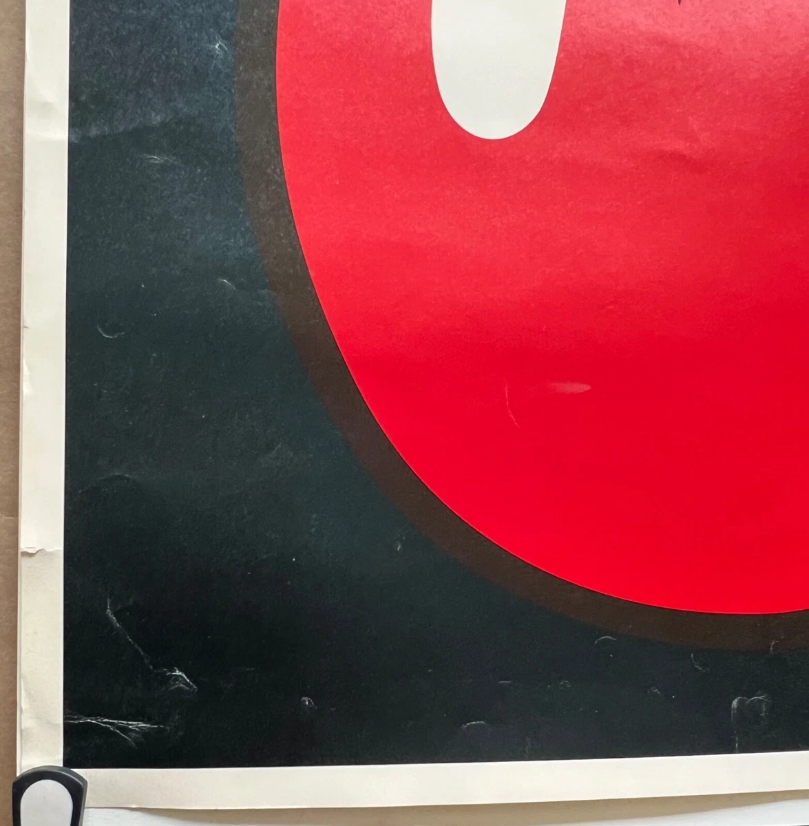 The Rolling Stones Original !! Tongue & Lips Promo Tour Plakat 1998 Poster Gr A1