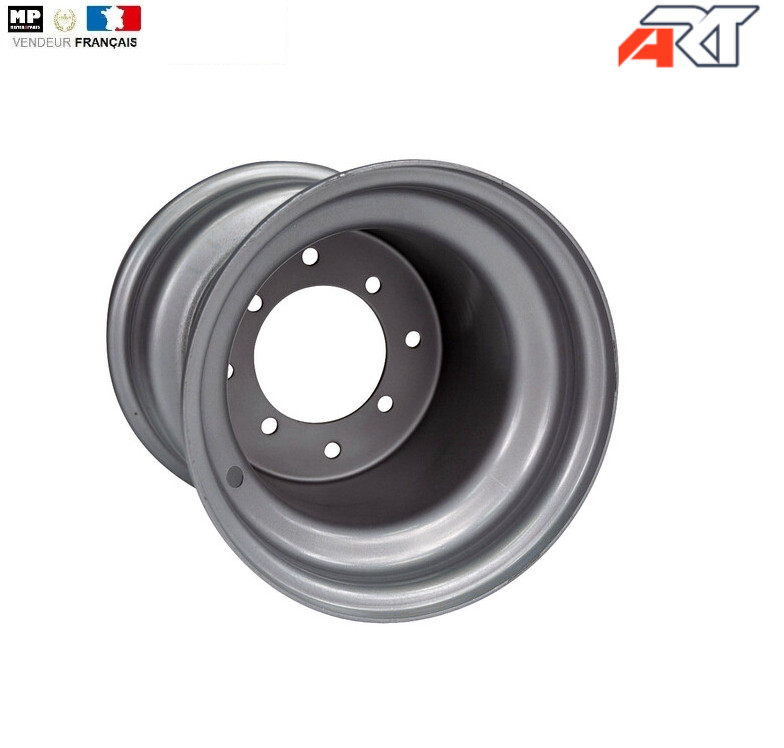 Jante arrière 10x8 Kawasaki KEF 300 anti-déformation en acier renforcé