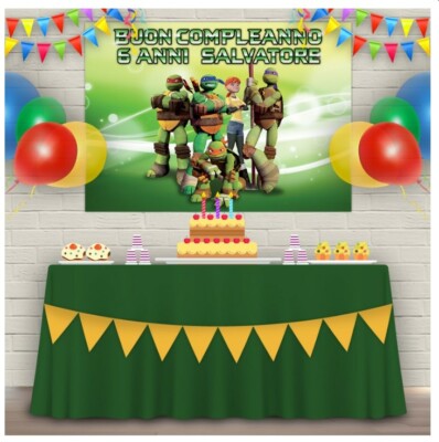 Inviti Di Compleanno Delle Tartarughe Ninja Da Stampare - Foto 5