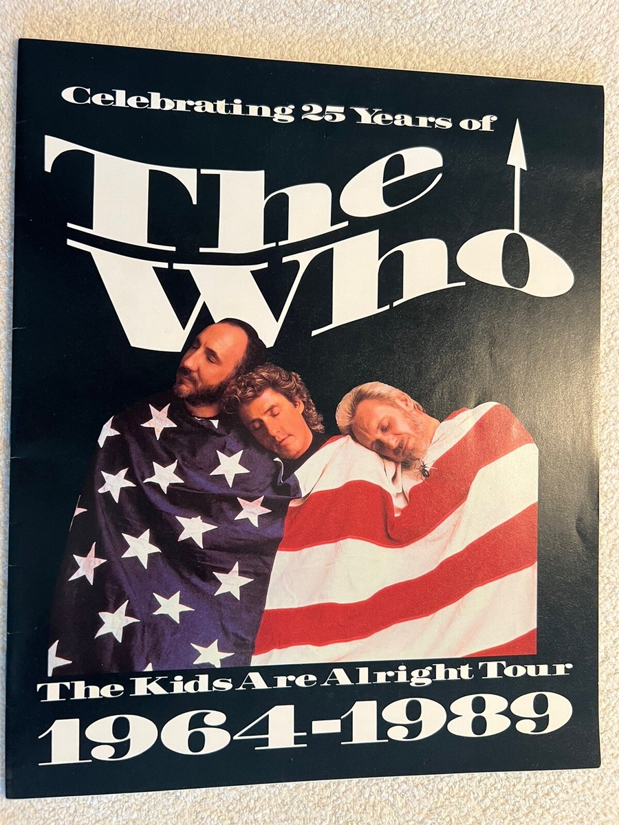 【※THE WHO 1989 Tour パンフレット】 The WHO 1989 Concert Tour Program 25 Years Of WHO FREE