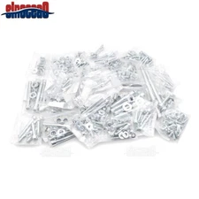 For Yamaha YFZ350 Banshee 632 Pieces Polished Heavy Duty Steel Bolt Screw Kit