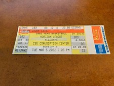2002 Horizon League Tournament Championship Full Basketball Ticket UIC v Loyola 