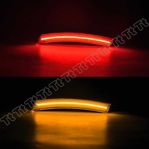 For 2002-08 Mini Cooper R50 R52 R53 Front+ Rear LED Side Marker Lights Smoked 6X - Foto 7 di 12