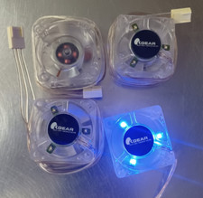 OKGear 40x40x20mm, 3 Blue LED, 3 pin 4 Pack 