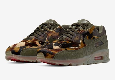 nike air max 90 cargo khaki university red