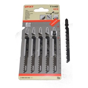 Bricolage Bosch Jigsaw Saw Blades T Shank Basic Pour Coupe De Bois FAST CUT T111C-Pack de 5 Lames