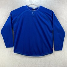 Kansas City Royals Mens XL Majestic Athletic Authentic Shirt Therma Base Vintage