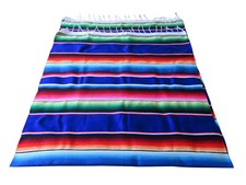 Mexikanische Sarape Decke 220x150cm / fairer Handel / aus Tlaxcala Mexiko