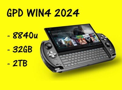 その他 GPD win4 R7 8840U 32G HD2000G 2024 GPD WIN 4 / AMD Ryzen 7 8840U /32G /2TB /Windows 11/6 inch