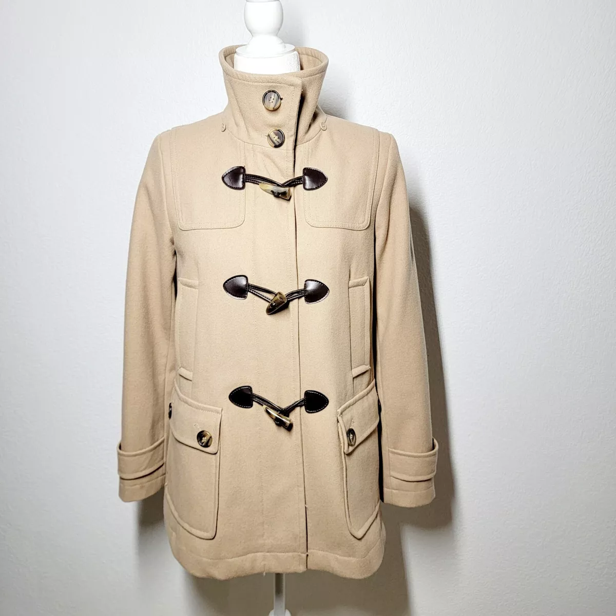 Camel toggle coat womens 2025