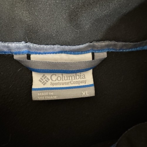 Columbia Jacket Mens Extra Large Gray Softshell Full Zip Coat Omni Shield - Picture 2 of 11