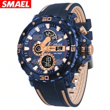 Reloj deportivo digital alarma elegante muñeca pantalla LED resistente al agua