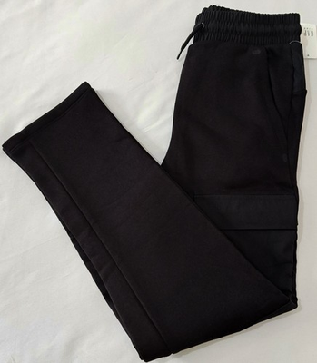 #ad Gap Husky Boys Size XL Fleece Cargo Sweatpant Black Drawstring New $29.99