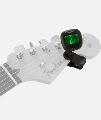 Fender FT-1 Pro Clip-On Tuner, For Electric, Acoustic & Bass Guitars & Ukuleles,