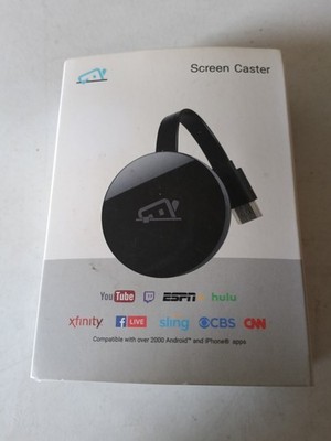 TV Buddy Screen Caster ~ Stream 1080p to TV with Android iPhone iPad Laptops NEW