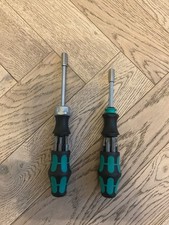 Wera 073660 Ratcheting Bit Screwdriver + Wera 073240 Bit Screwdriver