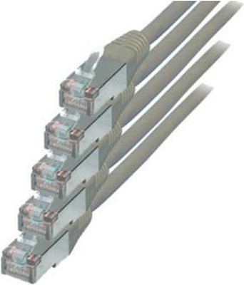 S-Conn Cat.6 S/FTP 0,5m - RJ-45 - RJ-45 - Stecker/Männlich - Gold - Cat6 - S/FTP