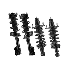 LEDKINGDOMUS Front Complete Strut Rear Shocks and Coil Spring Assembly Compat...