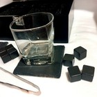 ELEGANT WHISKEY GLASS SET Highball & Chaser 100% GRANITE STONES / SLATES -NEW!!! — photo 3