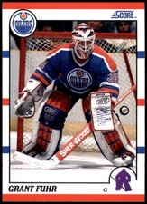 Grant Fuhr Edmonton Oilers 1990 Score Hockey Card #275 NHL