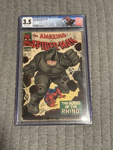 Amazing Spider-Man #41 CGC 3.5 First Rhino Appearance
