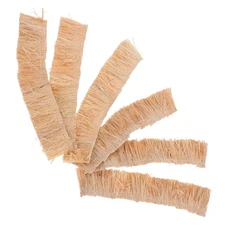 6 Pcs Artificial Thatch Small Grass Roof Fairy Garden Straw DIY Mini