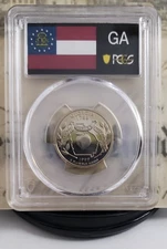 1999-S State Label - Quarter - Georgia - PCGS PR69DCAM - Beautiful Toning! 6387
